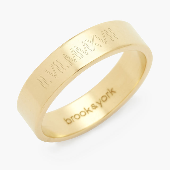 Aria Roman Numeral Fine Ring