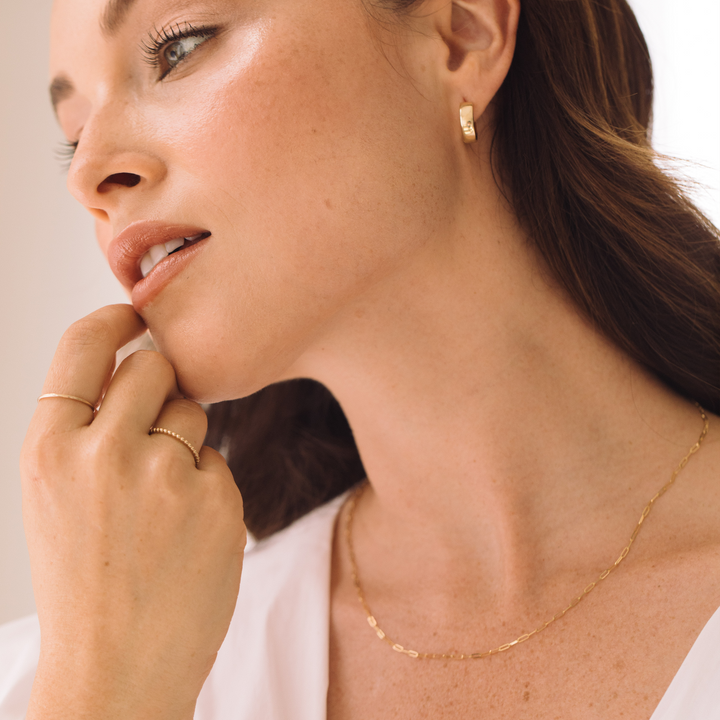 Micaela 14K Gold Thin Ring