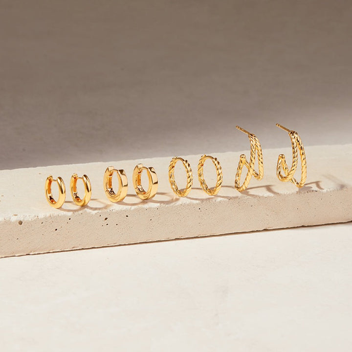 Lottie Vermeil Hoops