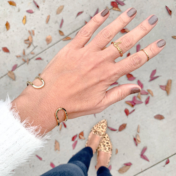 @cbstyled wearing Nella Rope Ring by @brookandyork