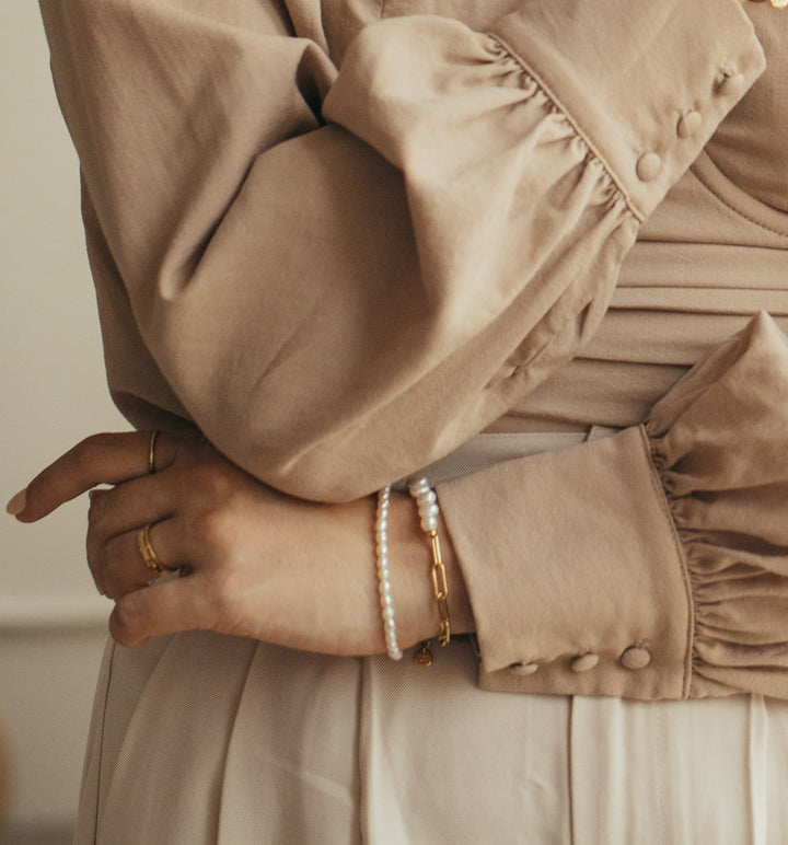 Colette Half Pearl Bracelet