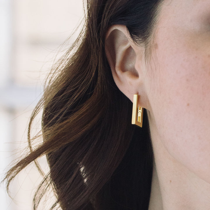 Delilah Gold Vermeil Hoops