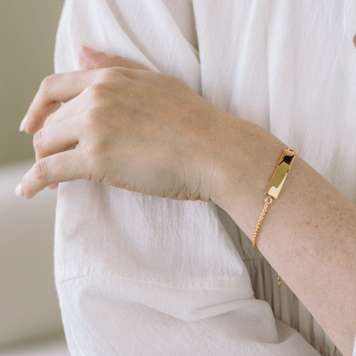 Elena Coordinate Bar Bracelet