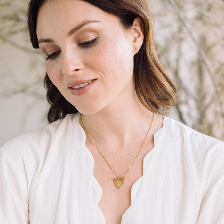 Isabel Heart Toggle Necklace