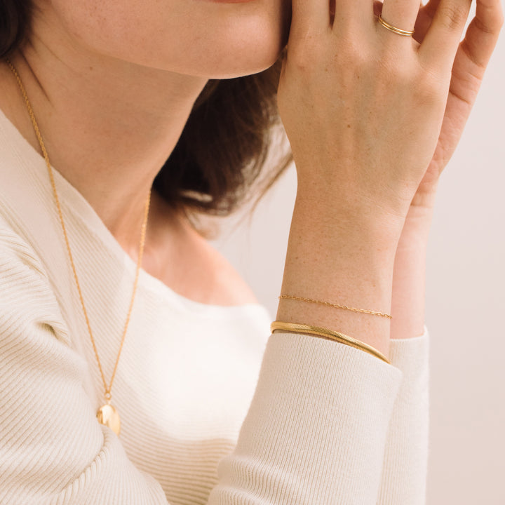 Izzy Herringbone Bracelet