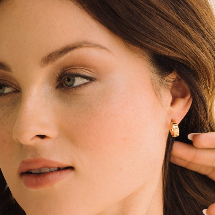 Natalie Gold Vermeil Hoops