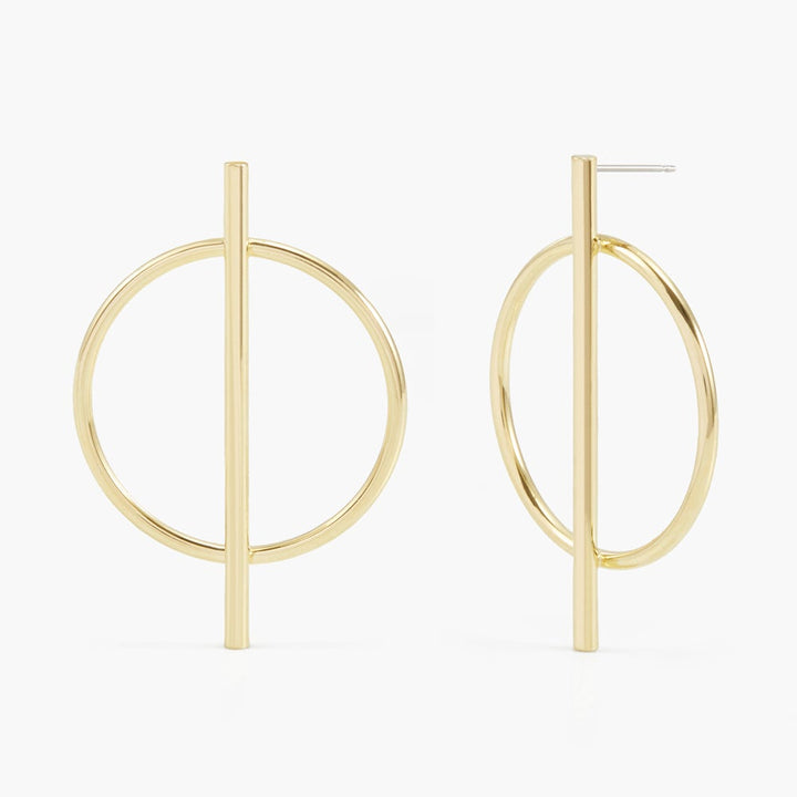 Piper Long Bar Hoops