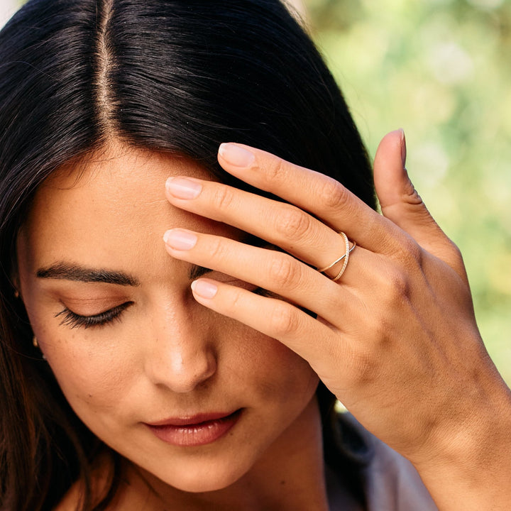 Kelsey 14K Gold Diamond Ring