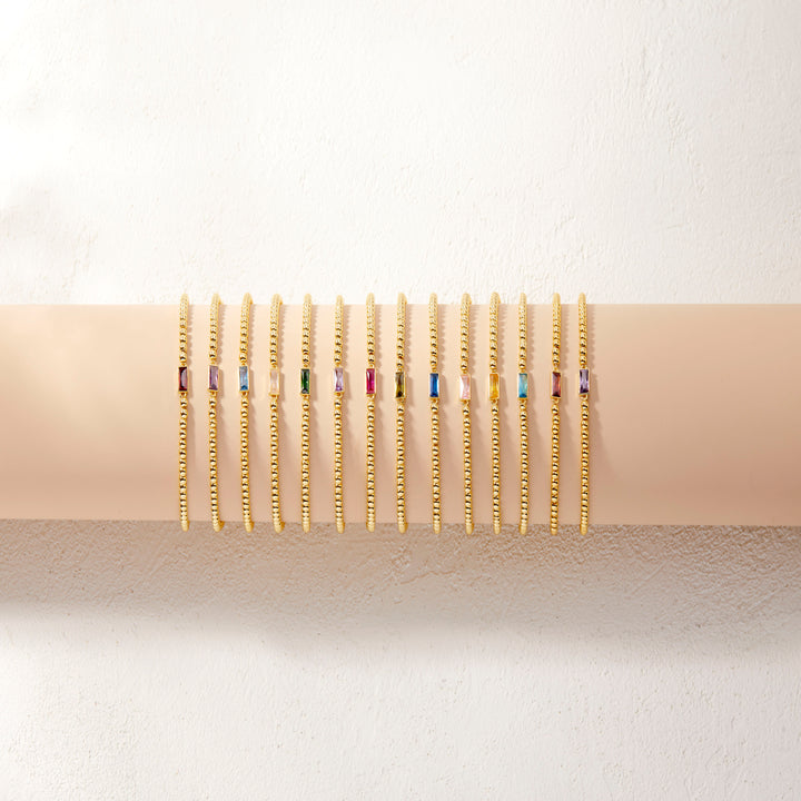 Kylie Four Birthstone Bracelet