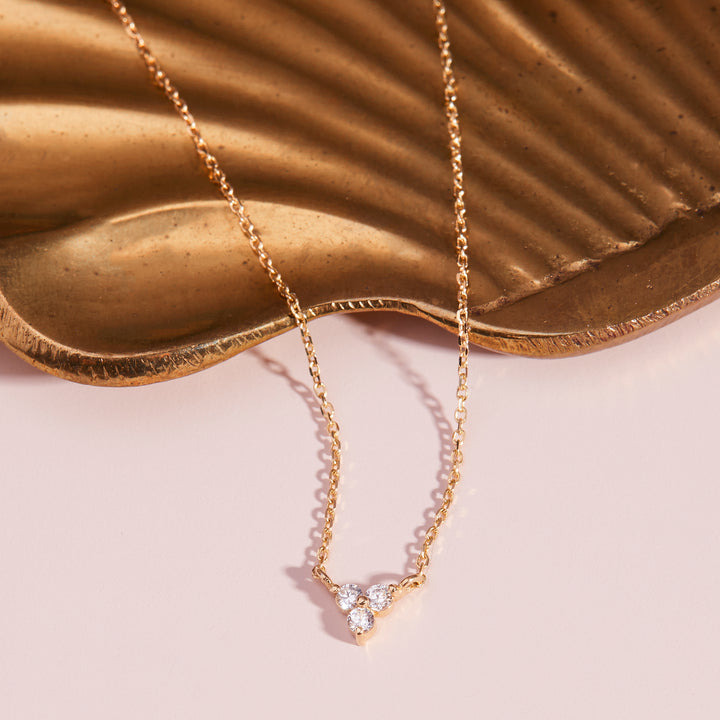 Emery 14k Gold Diamond Necklace