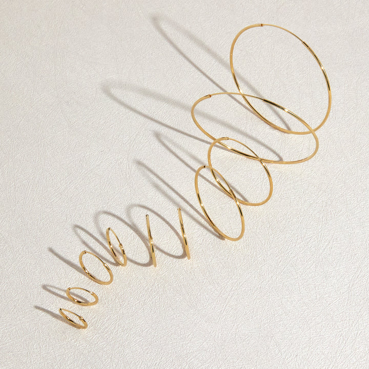 Cleo Gold Vermeil Hoops