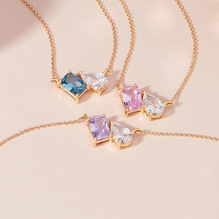 Cassidy Vermeil Birthstone Necklace