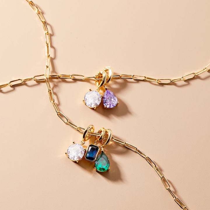 Colette Birthstone Stacking Necklace