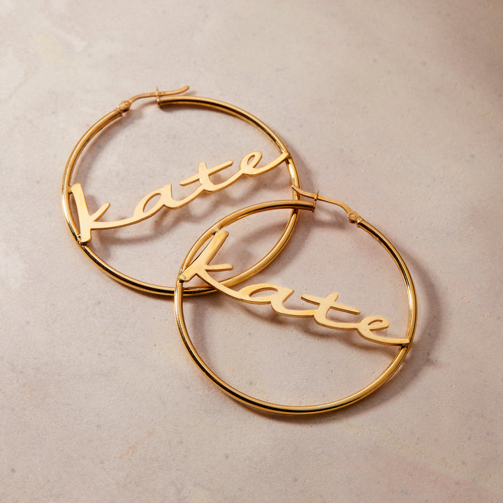 Nella Nameplate Hoops