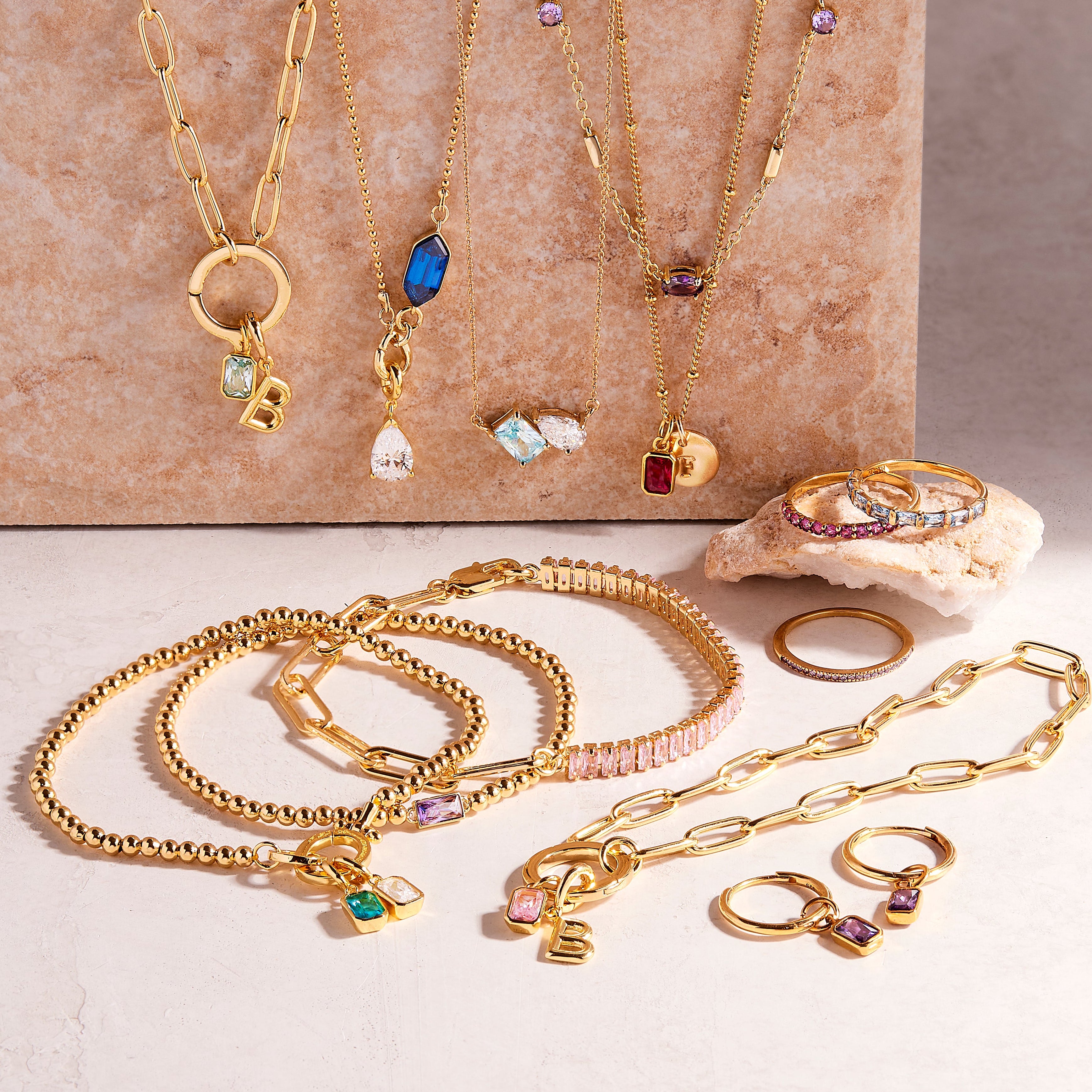 Cassidy Vermeil Birthstone Necklace – Brook & York