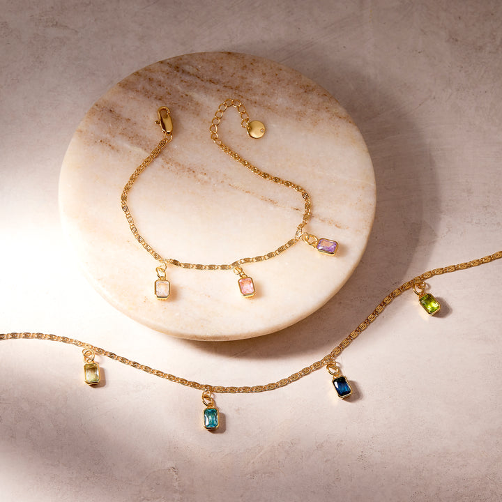 Elizabeth Birthstone Necklace