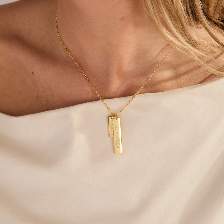 Double Bar Necklace