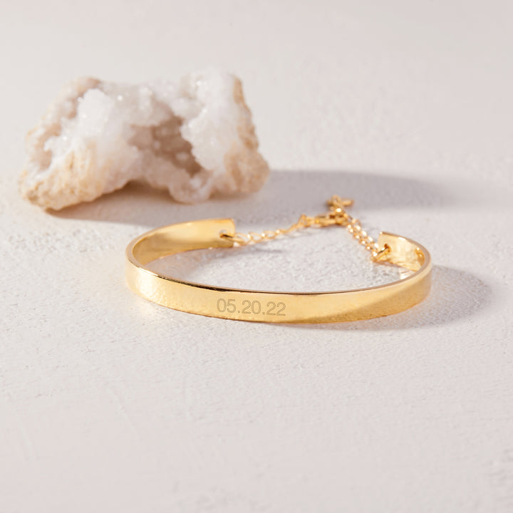 Gwen Date Cuff Bracelet