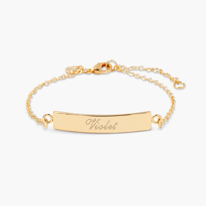 Elena Name Bar Bracelet