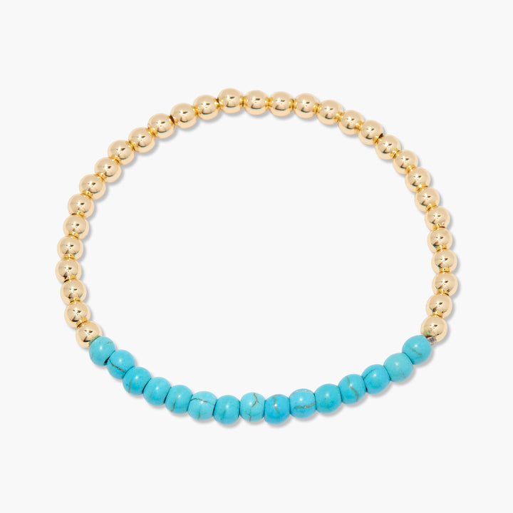 Bennett Gemstone Bracelet-Turquoise