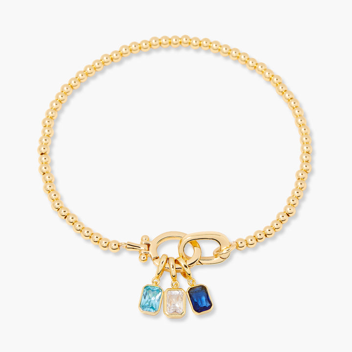 Mackenzie Three Birthstone Bracelet