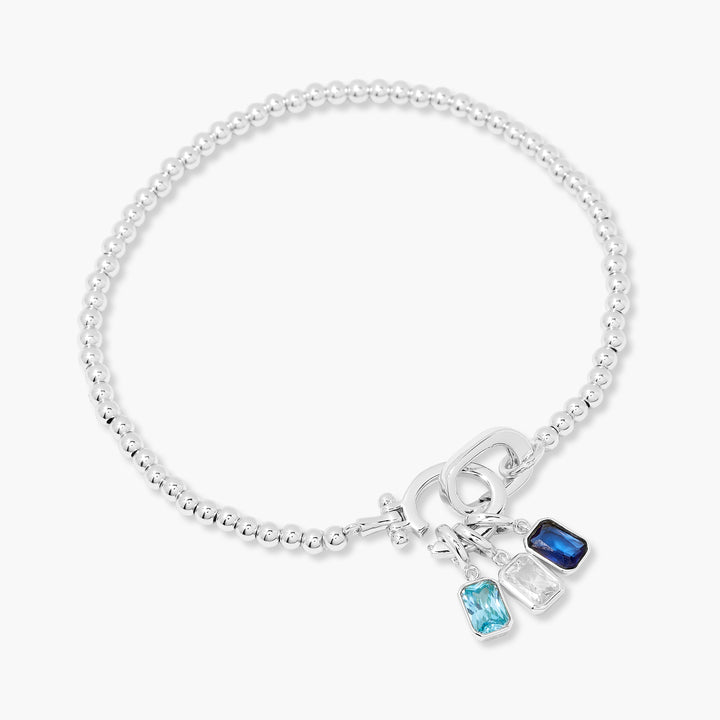 Mackenzie Three Birthstone Bracelet