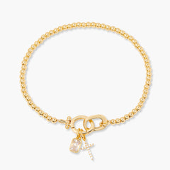 ◆STONEHENgE◆ Crossing 14K Bracelet SA24C34F SAG-24C34F-B4R StoneHenge Polaris 14K Bracelet SA24A36A 14K Rose Gold Cubic