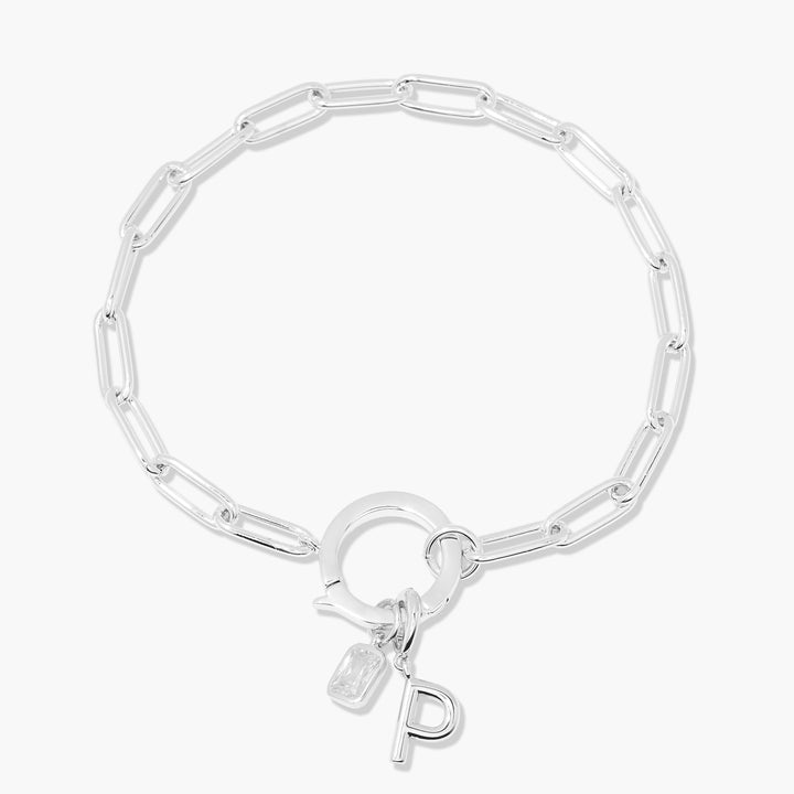 Colette Birthstone Initial Bracelet