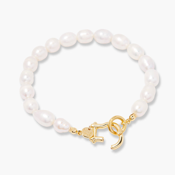 Olive Pearl Bracelet