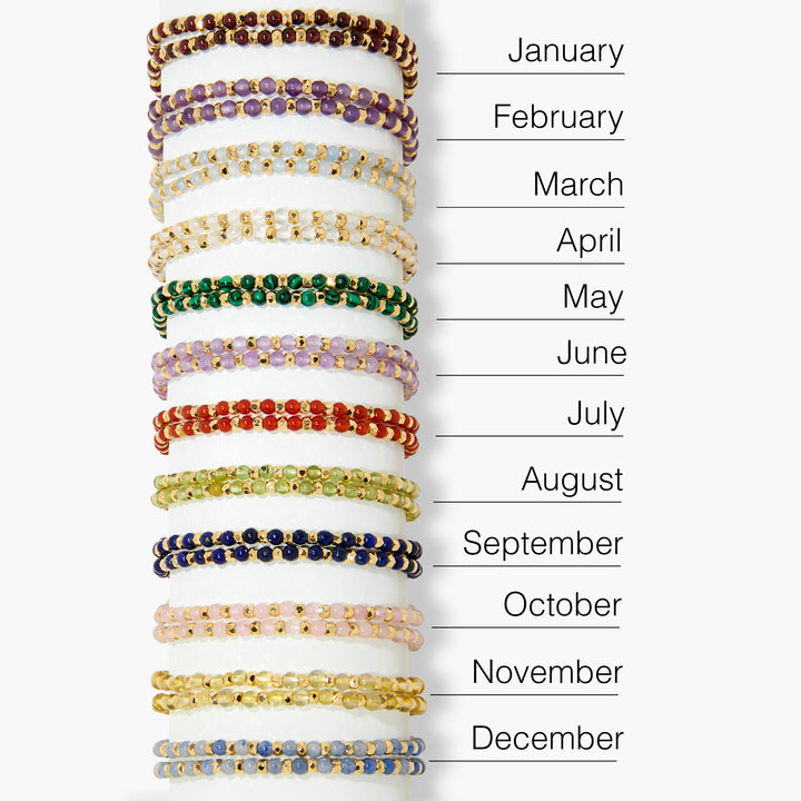 Evette Birthstone Bracelet