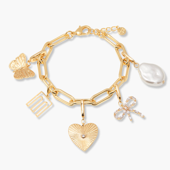 Cami Initial Charm Bracelet