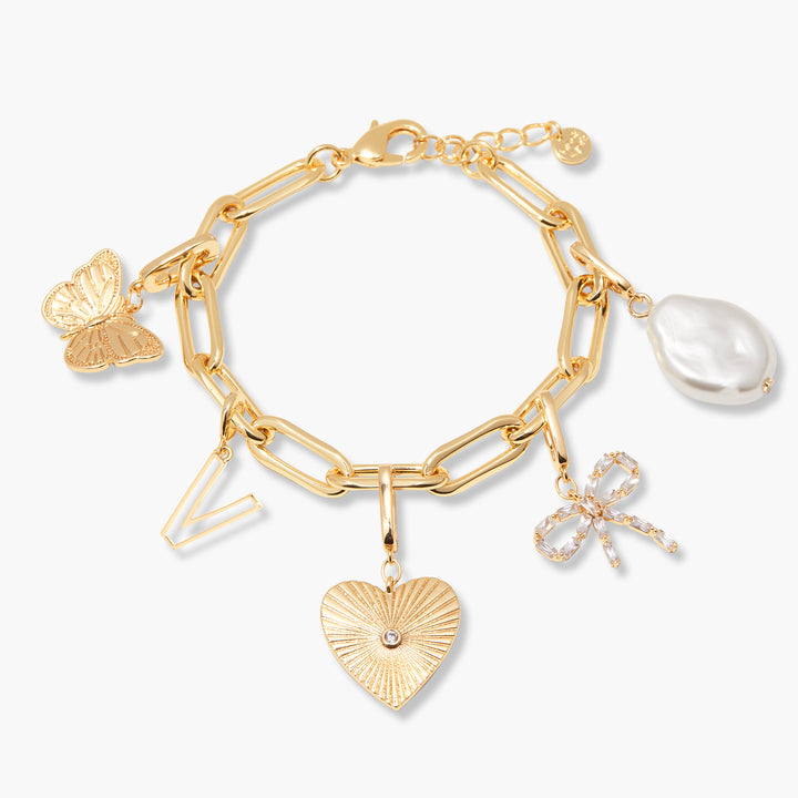 Cami Initial Charm Bracelet