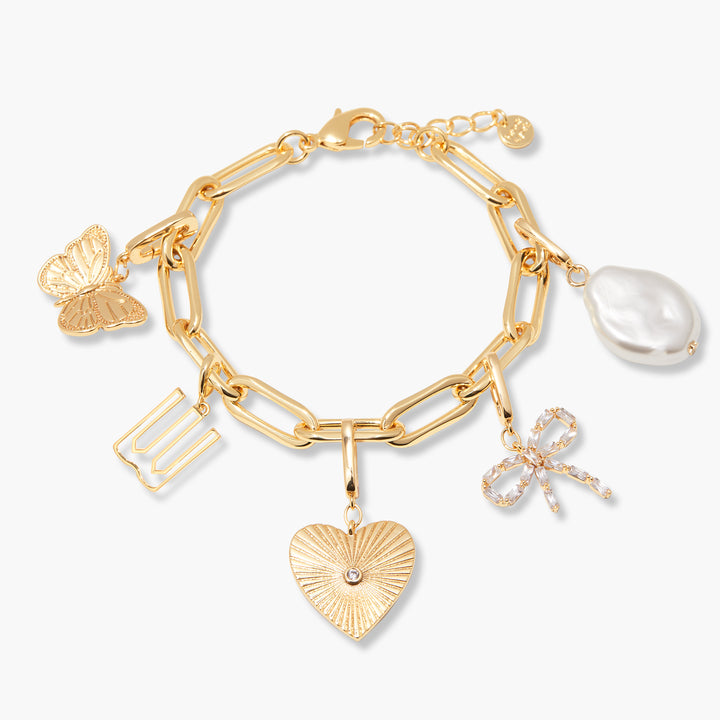 Cami Initial Charm Bracelet