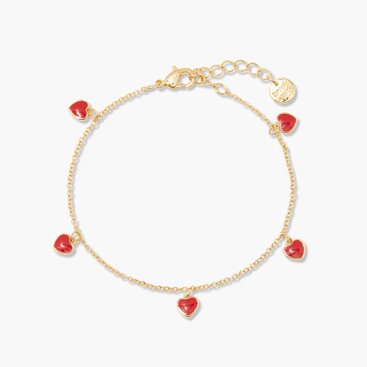 Maeve Heart Enamel Bracelet