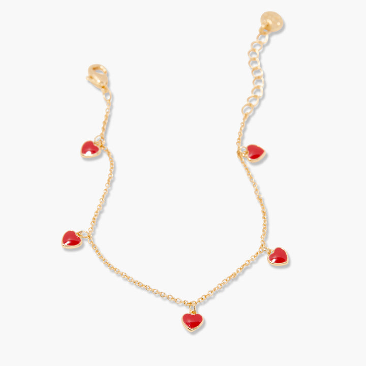 Maeve Heart Enamel Bracelet