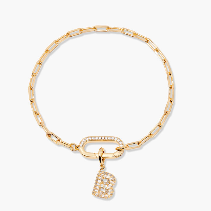 Petra Initial Charm Bracelet