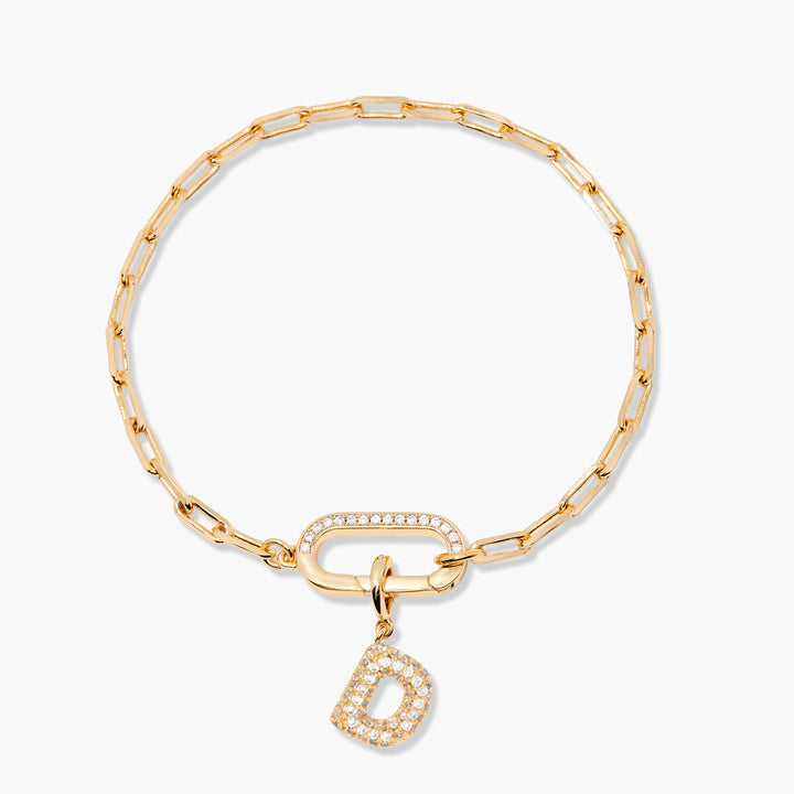 Petra Initial Charm Bracelet