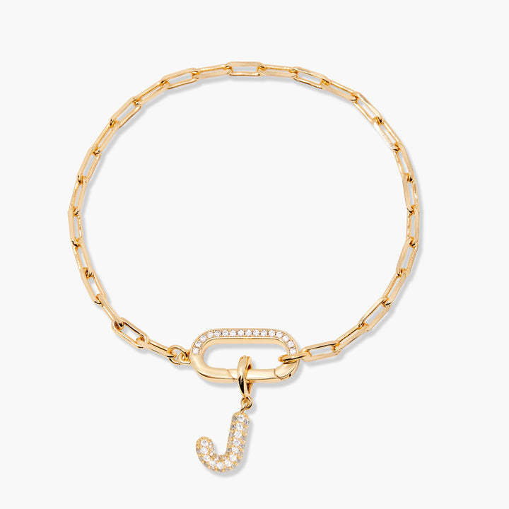 Petra Initial Charm Bracelet