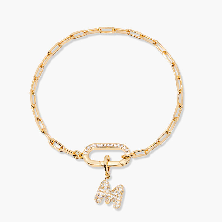 Petra Initial Charm Bracelet