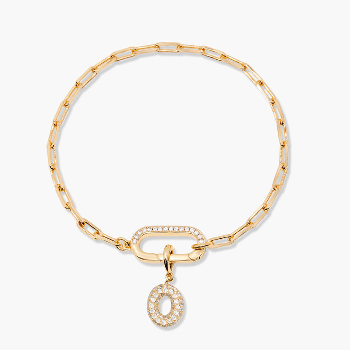 Petra Initial Charm Bracelet