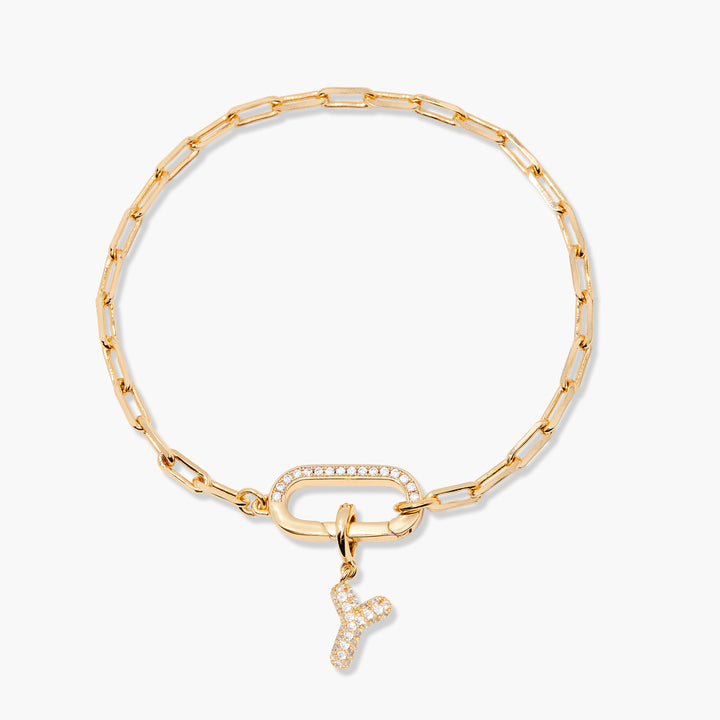 Petra Initial Charm Bracelet