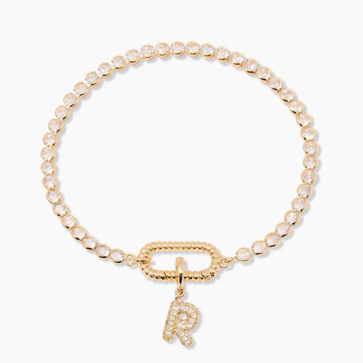 Petra Initial Tennis Bracelet