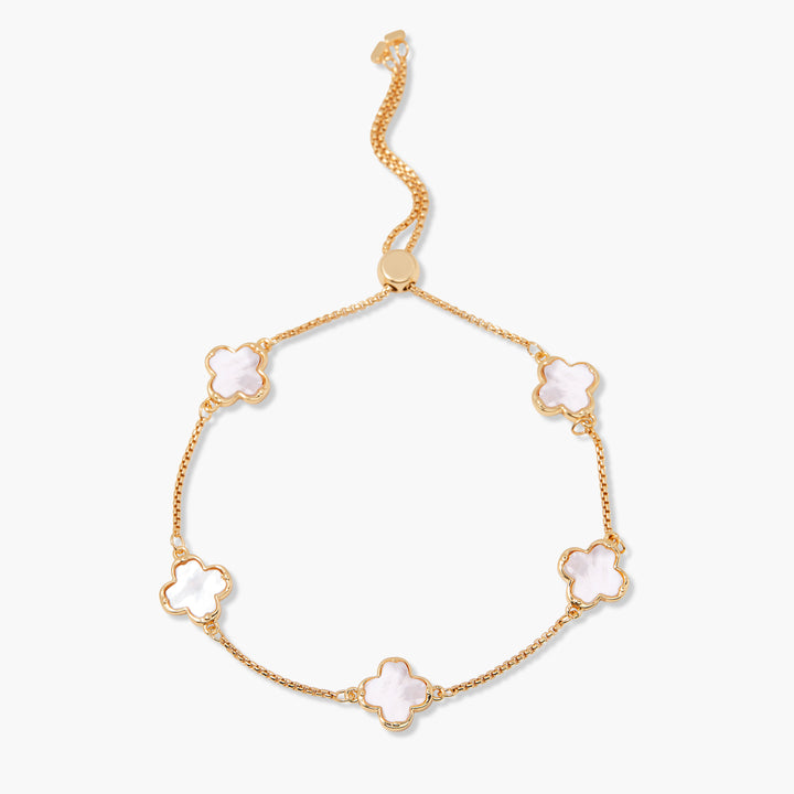 Chatham Clover Pearl Bracelet