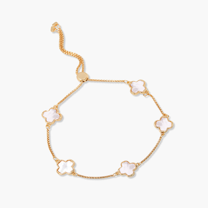 Chatham Clover Pearl Bracelet