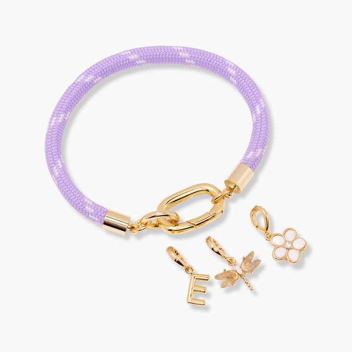 Tula Violet Charm Bracelet