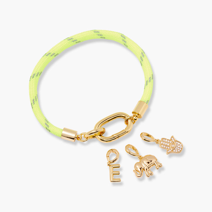 Tula Green Charm Bracelet