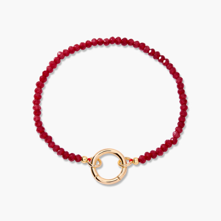 Natalie Birthstone Charm Bracelet