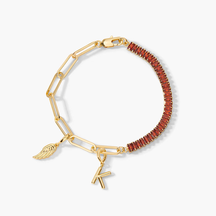 Priya Birthstone Charm Bracelet