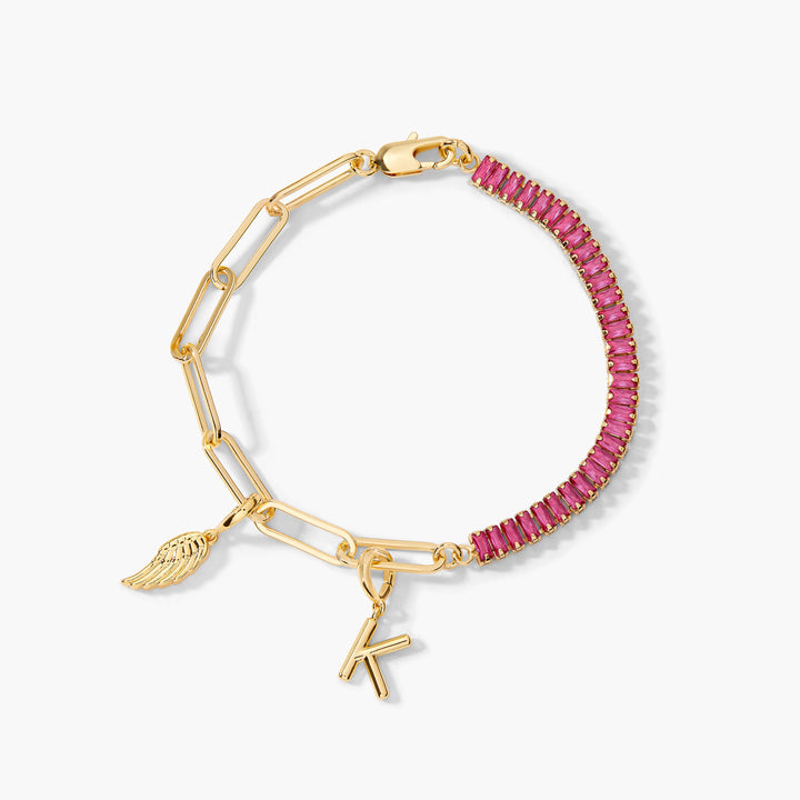 Priya Birthstone Charm Bracelet
