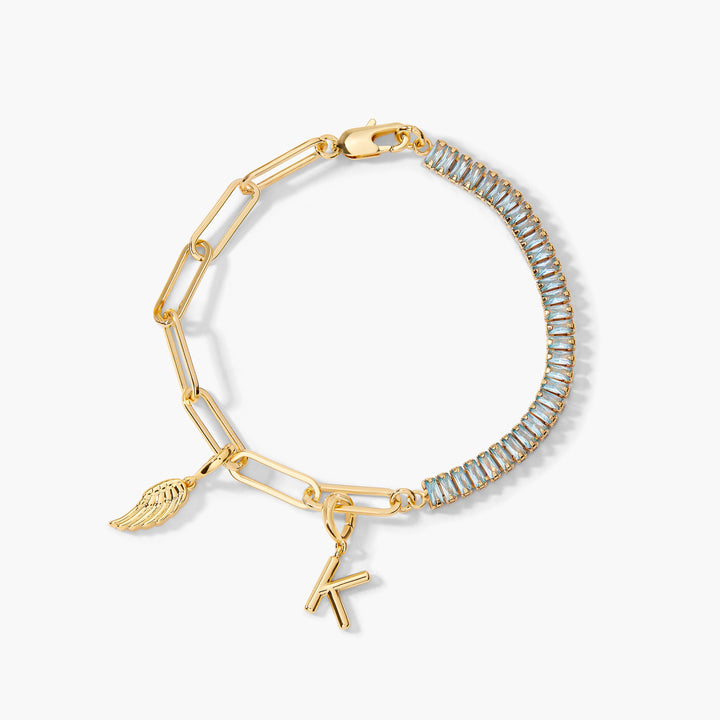 Priya Birthstone Charm Bracelet